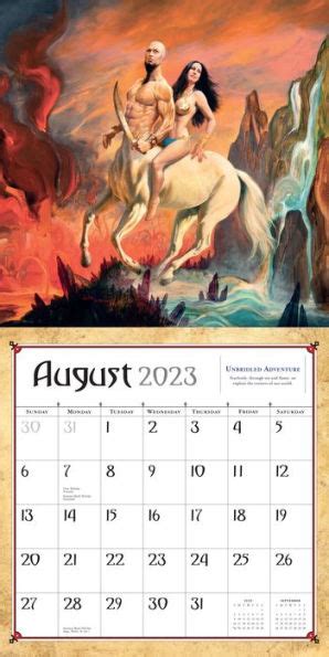 Boris Vallejo Calendar 2023